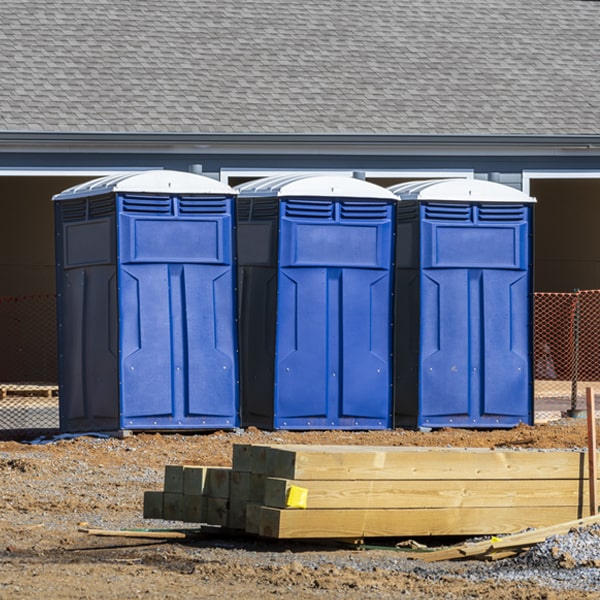 what is the expected delivery and pickup timeframe for the portable restrooms in Camp Verde AZ